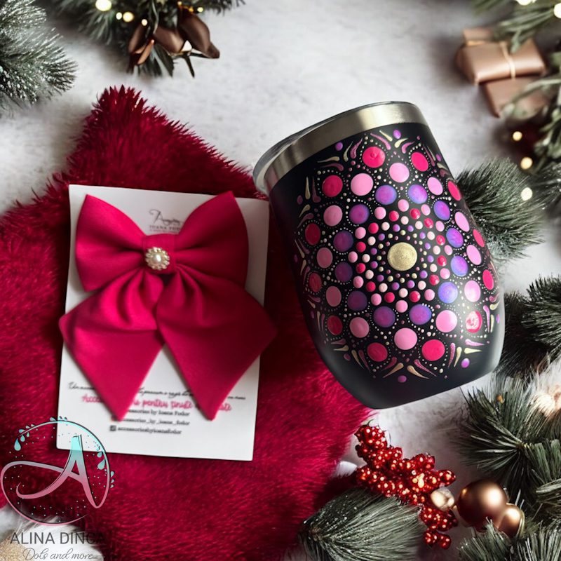 Set Cadou Winter Tales – Termos Mandala și Fundă