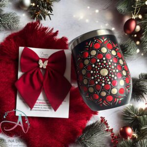 Set Cadou Winter Tales – Termos Mandala și Fundă