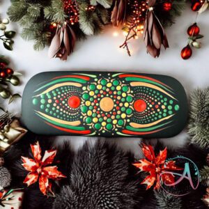 Toc de ochelari pictat cu model mandala - AD Dots Design