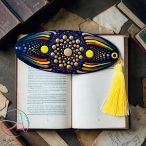 Semn carte pictat manual