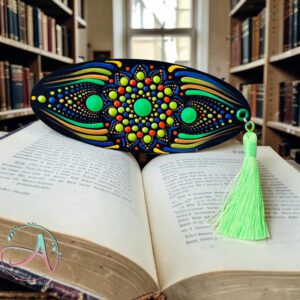 Semn carte pictat manual