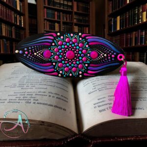 Semn carte pictat manual