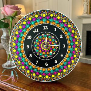 Ceas pictat manual Energie – explozie de culoare și vitalitate